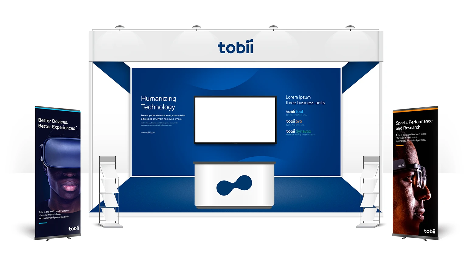 Tobii exhibition stand